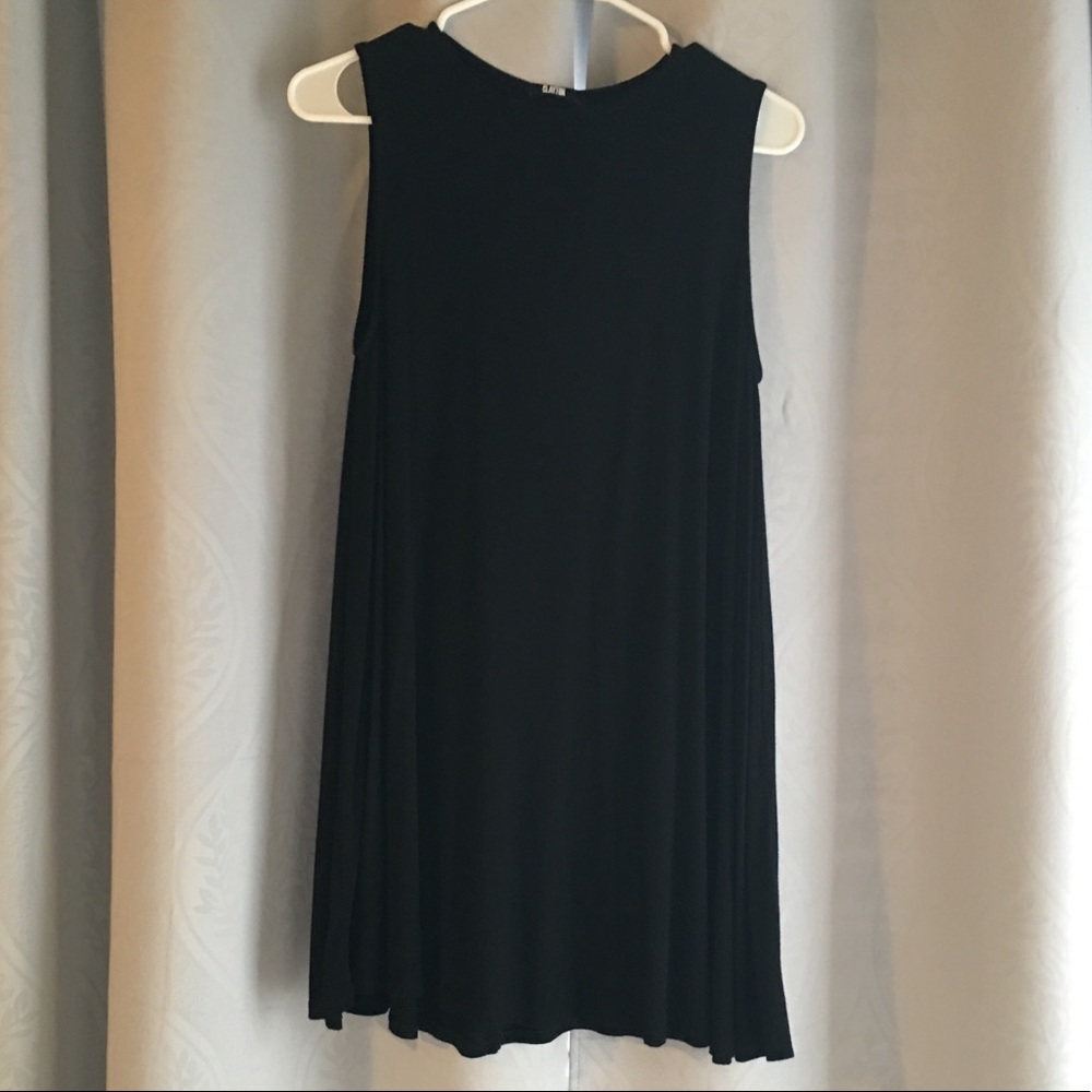 Black shift dress